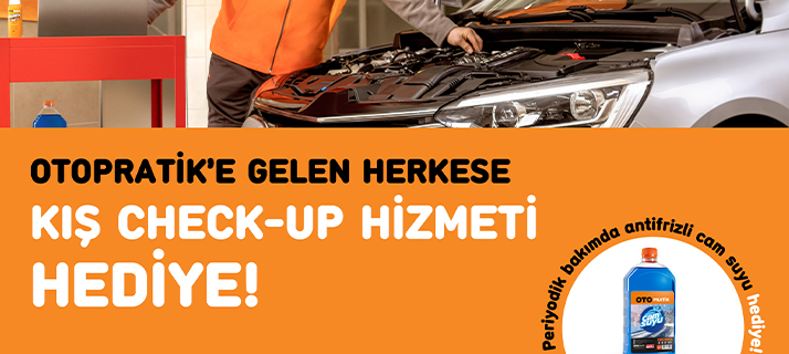 Otopratik’te Araçların Kışa Hazırlığı için Ücretsiz Check-Up Fırsatı Devam Ediyor