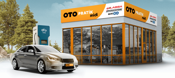 Brisa, Otopratik Midi yatırımıyla 10 mağazaya ulaştı